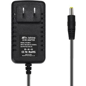 molshine (6.6ft Cable 12V AC DC Adapter Compatible DYMO 1758460 LabelManager 260P LM-260P (1754490) 280 LM-280 (1815990) 360D LM-360D (1754488) 420P LM-420P (1768815) Power Supply Rapid Charger