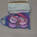 COOLOO Kids Swim Goggles, 2 Packs Swimming Goggles for Kids Girls Boys and Child Age 4-16 (01.purple/Clear Lens&light Pink/Clear Lens)