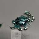 Gallerie II Iridescent Blue Crab Ornament Coastal Beach Gift Beachhouse Christmas Xmas Ornament Multi