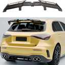 Universal Rear Window Roof Spoiler Wing Gloss Black Compatible with Most Hatchback/SUV/Wagon Hatch Mount