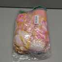 2 Layers Ruffled Bed Sheet Skirt Brushed Microfiber Bedspread with 2 Pillow Shams, Queen, Pink (Queen 70"x78")