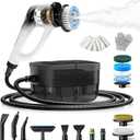 Steam Cleaner, Electric Spin Scrubber Portable Steamer for Cleaning