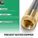 1 Inch Foot Valve with Backflow Prevention, Universal One-Way Female Pipe Thread Check Valve, Lead-Free Brass Construction for Lakes Wells and Ponds Filtering