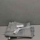 LazBlinds 100% Blackout Door Curtain, No Tools No Drill Cordless Blinds for Windows, Thermal Insulated UV Protection Privacy Window Curtains for French Door Front Door(26''W x 68''H, Grey, 1 Panel)