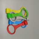 5pcs Walk Assistant Plastic Baby Crib Pull Rings for Baby Baby Pull Up Rings Cot Hanging Rings for Infant Baby Toddler Practice Tool (5 Color)