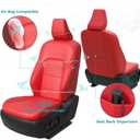 Custom Fit Seat Covers for Toyota Camry 2025-2026 XLE/XSE - Premium Faux Leather Full Set with 4-Layer Waterproof Protection