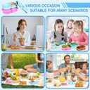 3 Pcs Silicone Snack Containers with Lids, Double Compartment Reusable Snack Containers with Lids and Spoons, Silicone Snack Container Small Mini Food Snack Boxes for Seasoning Salad Sauce