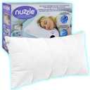 Nuzzle Cooling Adjustable Pillow Queen Size for Side Sleepers, Luxury Bed Pillow Hotel Collection  Best Adjust Height Soft Firm Pillow for Back, Stomach or Side Sleepers