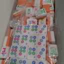 American Mahjong Set  Monet Garden-Themed 160 Acrylic Tiles, Includes Dice & Instruction Manual, Elegant Portable Game, 1.25" Standard-Size