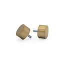 Ivilon Drapery Window Curtain Rod - End Cap Style Design 1 Inch Pole. 72 to 144 Inch Color Warm Gold