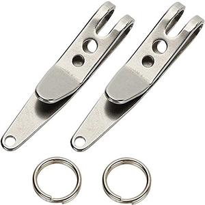 Multi-Purpose Pocket Clip Key Ring Holder Key Chain Belt Clip Key Accessory Quickdraw Hanger Holder Outdoor Sports Tool (E)