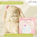 Tickle & Main Everybunny Prays Bunny Plush & Musical Prayer Toy for Christening Gifts for Girls - Pink, 7 in - Baby Dedication & Baptism Gifts for Girls with Illustrated Board Book