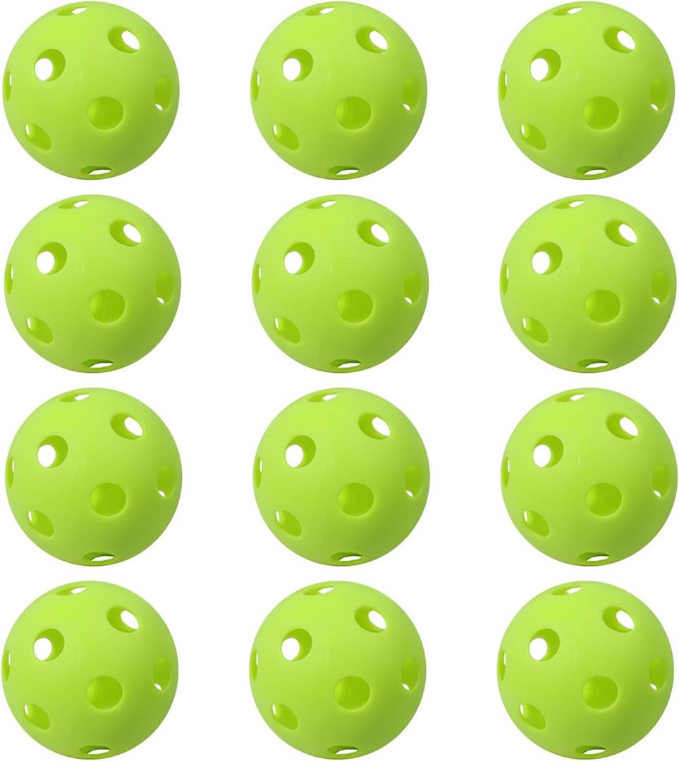 GSE Games & Sports Expert Practice Baseballs, Plastic Baseballs Training, Hollow Airflow Softballs for Pitching, Batting, Catching for All Skill Levels 