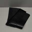 Silicone Sink Edge Protectors - Multifunction Accessories, Splash Guard & Draining Mat for Kitchen, Bathroom Sink, Steel, Granite, Quartz Countertops (Black, 4 * 24in)