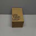 Yarra-Decor Bedside Lamp with USB Port - Touch Control Table Lamp for Bedroom 3 Way Dimmable Nightstand Lamp with Round Grey Fabric Shade for Living Room, Dorm, Home Office (LED Bulb Included) (Gray)