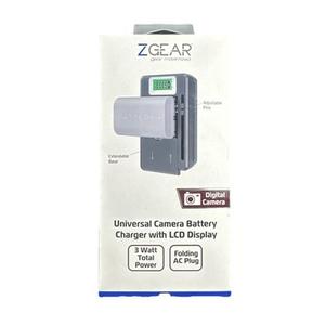 ZGEAR - Universal Camera Battery Charger W/LCD Charge Display