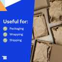 Kraft Paper Roll, 18" x 14400" (1200') Made in USA, 30 lb. Roll of Brown Paper for Banner, Poster, Crafts, Bulletin Board Backing, Kraft Table Cloth, Brown Construction for Shipping and Gift Wrapping