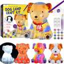 Paint Your Own Dog Lamp Kit, Art Supplies Arts & Crafts Kit, Painting kit for Kids 6-12, Arts and Crafts for Kids Ages 8-12, Toys Girls Boy Birthday Gift Ages 3 4 5 6 7 8 9 10 11 12+