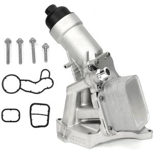 11428596283 Aluminium Engine Oil Filter Housing Compatible with 2016-2021 BMW 230i xDrive 320i 330e 330i 430i xDrive 530e 530i 740e X3 X4 2.0L