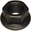 Hard-to-Find Fastener 014973124861 Flange Nuts, 14mm-2.00, Piece-5, Black