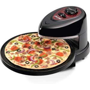 Presto 03430 Pizzazz Plus Rotating Oven, Black, 12-inch