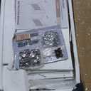 Fluted Nightstand with 2 Drawers, Set of 2, 23.23 in. W X 17.72 in. D X 13.78 in. H, Wooden