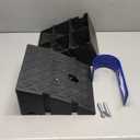 2Pack Curb Ramp Black Color, Portable Lightweight Heavy Duty Plastic Driveway Curb Ramps for Low Cars,Motorcycle Ramp,Curb Ramps (5.12" H 19.7" L Two Curb ramps Connected)