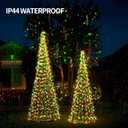 Dazzle Bright Color Changing Christmas Lights, 33ft 100 LED RGB String Lights with Remote & Timer, USB Powered Fairy Lights for Indoor Outdoor Xmas Tree Party Wedding Halloween Decorations
