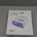 Ayshone Rechargeable LED Gel Nail Lamp,60W Cordless UV Led Nail Light Nail Dryer for Gel Nails with Lifting Handle Touch Sensor LCD Screen(White)