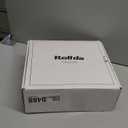 Rollda Cowboy Boots for Women Cowgirl Boots Embroidered Knee-High Western Boots Pointy Toe with Chunky Heel (8, Bronze)