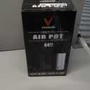 Airpot Coffee Carafe for Keeping Hot - 64 OZ/ 2.0L Coffee Dispenser with Pump - Insulated Stainless Steel thermal carafe for Hot Drinks Water Tea Chocolate - Hot Beverage Dispenser for Parties (Black-1 Pack)