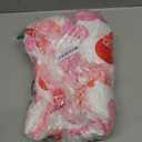 Horaldaily Valentine Flannel Blanket Throw, Pink Hearts with Words Soft Fuzzy Plush Cozy Fleece Blankets for Couch Sofa Bed Lounging, Ideal Gifts for Kids Adults Wife Self, 60x80