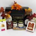 Gift Basket Village Gourmet Breakfast Basket: Pancake Mix, Syrup, Jams, Cookies, Candied Nuts, Biscotti, Dried Fruit, Perfect Morning Delight, 12x9x3, 6.38 lbs (8 Piece Set)