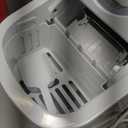 Frigidaire Countertop Portable, 26 lb per Day Bullet Ice Maker Machine (Black Stainless Steel)