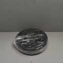 12PCS Disposable Fruit Trays, Round Plastic Appetizer Serving Tray with Lid 6 Compartment Party Platters Divided Food Dip Containers for Snack Vegetable Salad Veggie Fruit Organizer-Black