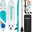 Panana Inflatable Stand Up Paddle Board, 10' SUP Paddleboard Kayak, Blow Up Paddle Boards for Adults Youth with Accessories Kit Anti-Slip EVA Deck