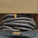 Garden Hose 50ft, Heavy Duty Stainless Steel Water Hose with 10 Functional Nozzles, No Kink, Lightweight and Flexible, Easy to Use and Store, Strong and Sturdy, Suitable for Yard and Lawn