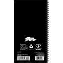 2 x Willow Creek Press Softcover Weekly Spiral Planner, Boho Black July 2025 - June 2026 3.5" x 6.5" Softcover Weekly Spiral Planner