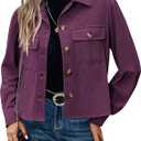 Zeagoo Woman's Jacket SIZE L ( Violet )