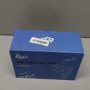 AQQA Quiet 20-30 Gallon Fish Tank Filters - Auto Start Hang on Back Aquarium Filter, 6W/ 8W Adjustable Flow, Deodorization Decontamination Filter System AQ168 (6W 158GPH)