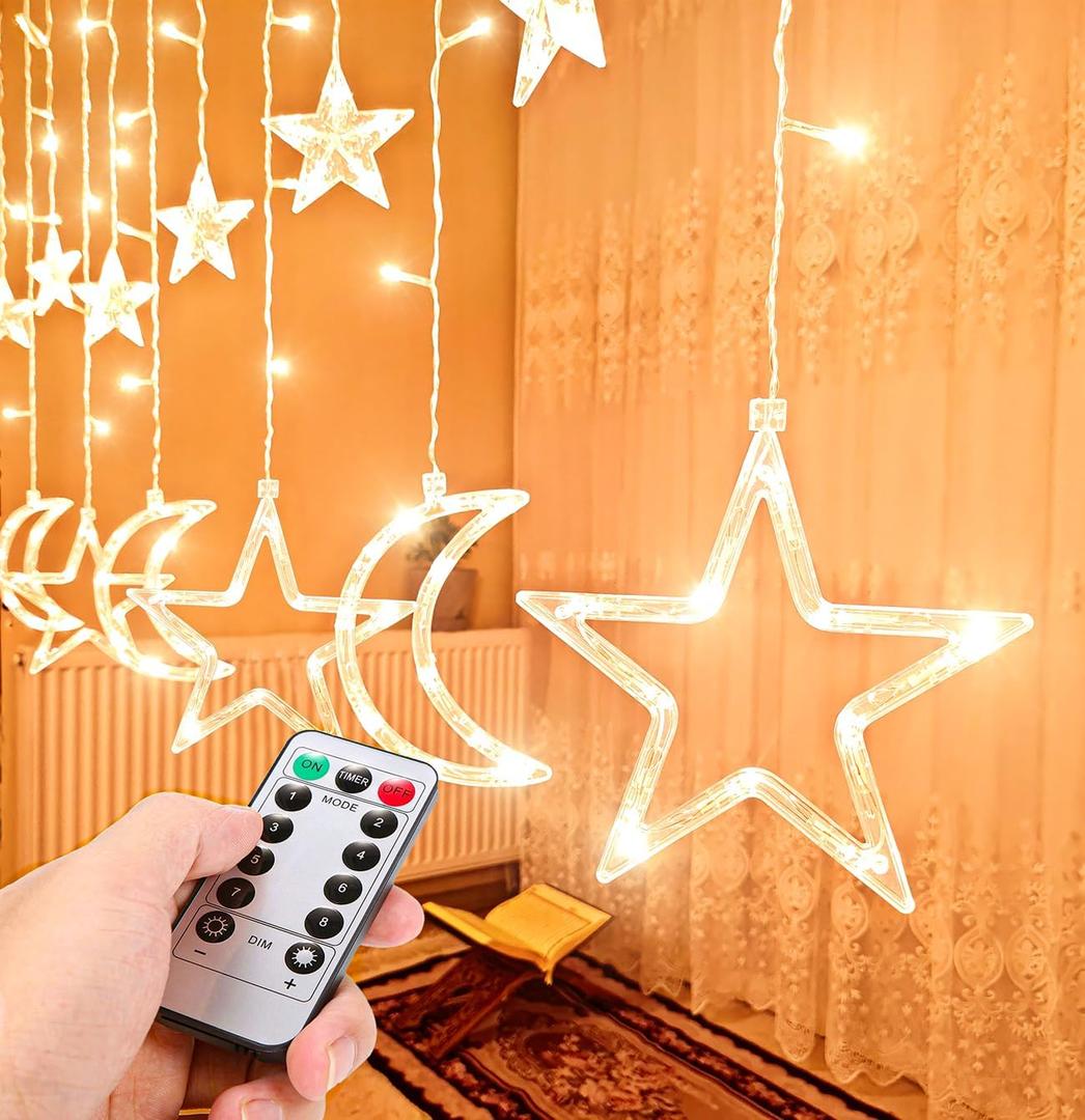 OLEEK Ramadan Lights Decorations - Ramadan Decorations for Home 2026 - Ramadan Decoration Lights - Ramadan Gifts for Kids - Ramadan Decor - Ramadan String Lights   - Ramadan led Lights
