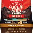 Stella & Chewy's Wild Red Raw Blend Kibble - Premium Freeze-Dried Raw Coated Dog Food - Perfect For Picky Eaters - High Protein Grain Free with 6 Poultry Sources - 3.5lb Bag (3.5 Pound (Pack of 1)), BB 03/27/2027