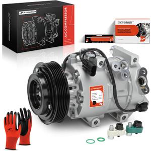 A-Premium Air Conditioner AC Compressor with Clutch Compatible with Hyundai Tucson 2010-2013, Tucson 2014-2015 L4 2.4L & Kia Sportage 2011-2016