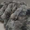 BENVWE Fluffy Faux Fur Throw Blanket for Couch, Soft Plush Thick Cozy Fuzzy Luxury Minky Bubble Blanket for Home Living Room Decor Gift for Women, Tie-dye Coffee, 50" x 60", 1100GSM