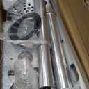 VEVOR Trailer Jack with Wheel, 2000 lbs Load Capacity, Heavy Duty Swivel Boat Trailer Jack with PP Single Wheel & Ergonomic Handle, 12-inch Lift, Fit for RVs, Boats, Horse Trailers, Utility Trailers