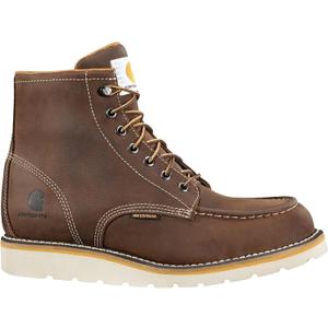 Carhartt Men's Waterproof 6" Moc Steel Toe Wedge Work Boot (Brown)