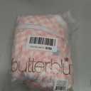 Butterblu Frankie Fitted Crib Sheet 100% Organic Cotton for Baby & Toddler Mattress, Breathable for Boys & Girls, Pink Check, One Size