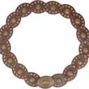 INOGIH Womens Wide Western Cowboy Disc Belt Vintage Cowgirl Concho Leather Belts Boho Style for Jeans Dress Skirt (Brown) For Waist 28-38 in