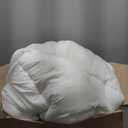 Mattress Topper King for Back Pain, Extra Thick Mattress Pad Cover, Plush Pillow Top, Deep Elastic Pocket, White