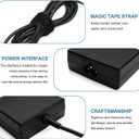 120W Laptop ChargerCompatible with MSI GE60 GE70 GF63 GP62 GV15 GE60 Thin 10SC 11UC MS-16R5 A12-120P1A A15-120P1A ADP-120MH D adp-120vh d chicony a17-120p2a 12th 13th14 15 Gaming Power Supply